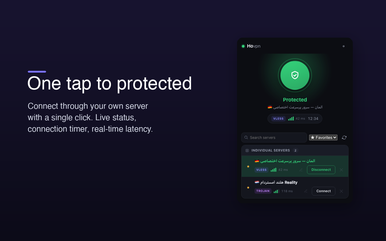 Hovpn connected